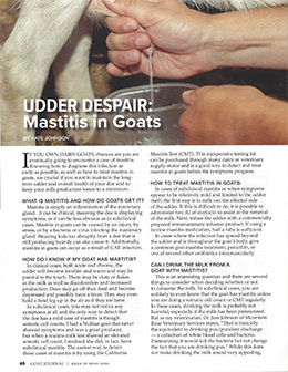 Udder Despair Article
